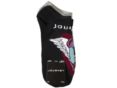 Bulk Buys GT112 - Journey No-Show Socks for Men, 5 Pack (Size 9-11)