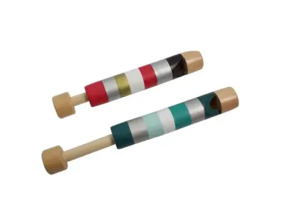 bulk buys SC666 - Classic Wooden Slide Whistle - Fun Musical Toy
