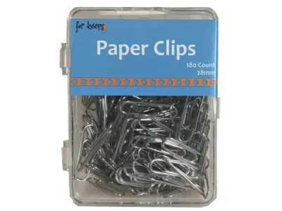 bulk buys EC357 - 180 Count Silver Paper Clips - Durable and Essential Office 