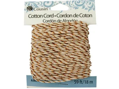 bulk buys FD245 - 59ft Cream and Copper Decorative Cord for Home Decor