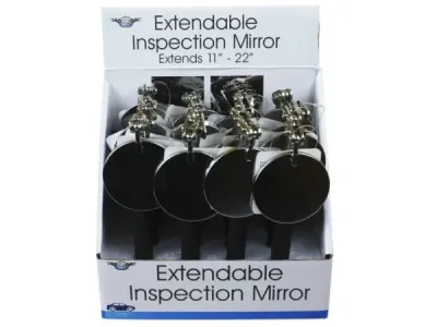 Bulk Buys OP957 - Adjustable Extendable Mirror with PDQ Display