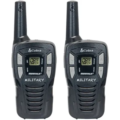 COBRA ELECTRONICS HE145 - 2PK 16MI 22CH 2WAY RAD BK