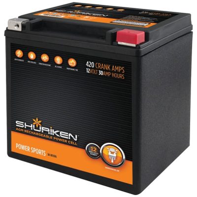 SHURIKEN SK-BTX30L - 420 CRANK AMPS 30AMP HRS