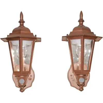 MAXSA 46719-2PACK - 2PK MTN ACTV WALL SCONCE