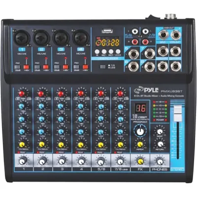 PYLE PMXU83BT - 8 CH BT MIXER