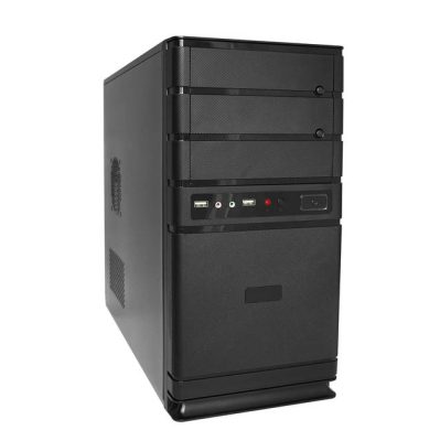 iMicro Electronics CA-IM1202P - iMicro CA-IM1202P 400W 20+4pin MicroATX Mini Case (Black)