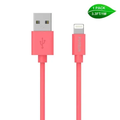 Foxsun AM001003 - Foxsun 3.3 FT Lightning Charging Cable for iPhone & iPad (Re