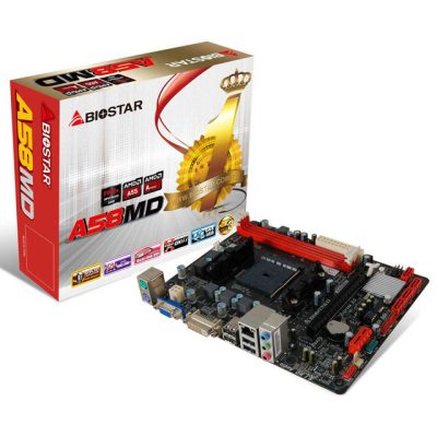 Biostar A58MD - BIOSTAR A58MD Socket FM2+ AMD A55 DDR3 A&GbE MicroATX Mother