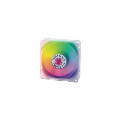 Coolmax CMF-825-MU - Coolmax CMF-825-MU 80mm Chameleon LED Cooling Fan (Rainbow)