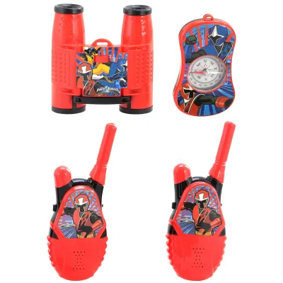 POWER RANGERS BK1-05032 - Power Rangers Walkie Talkie 4 Piece Adventure Kit