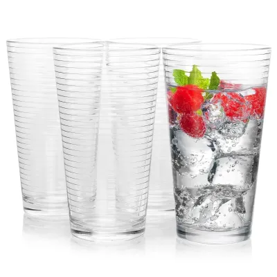 Pasabahce 122691.04 - Pasabahce Doro 16.75 oz Cooler Glass Set - 4 Pieces