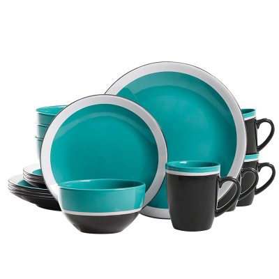 Studio California 95850.16 - Studio California Color Eclipse 16 Piece Stoneware Dinnerwar