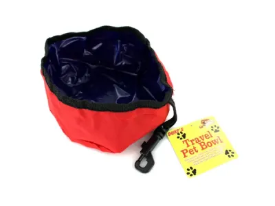 Dukes DI153 - Foldable Travel Pet Bowl for Easy On-the-Go Feeding