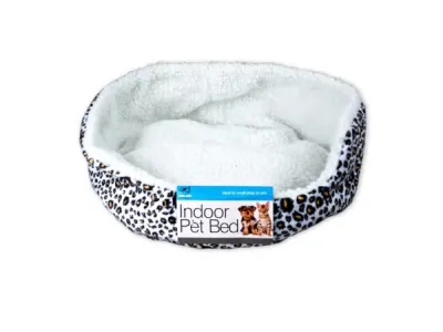 Dukes DI545 - Cozy Fleece Lined Bed for Small Pets