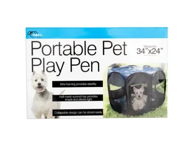 Dukes OS989 - Compact & Durable Portable Pet Play Pen