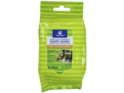 bulk buys KM245 - Gentle Vanilla Milk & Honey Puppy Wipes - 25 Count