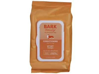 bulk buys DD267 - Bark Beauty Ginger Snap Conditioning Wipes for Pets - 50 Cou