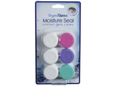 bulk buys KL817 - Beyond Optics Easy Grip Contact Lens Cases - 3 Pack
