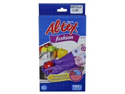 bulk buys KL830 - Fashionable Extra Long Cleaning Gloves - Large Size