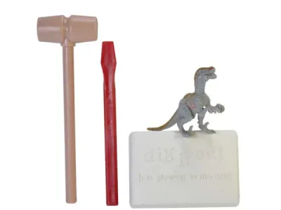 bulk buys DD309 - Wild Republic Fossil Find Velociraptor Excavation Set