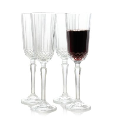 Pasabahce 440210-1087682 - Pasabahce Diony 4 Piece 4.25 oz Flute Glass Set