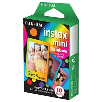 FUJI 16437401 - INSTAX MINI Rainbow Film