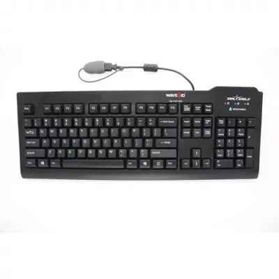 SEAL SHIELD SSKSV207RC125 - SEAL SHIELD, WATERPROOF TRUETYPE KEYBOARD IP68 BLACK, DISHWA