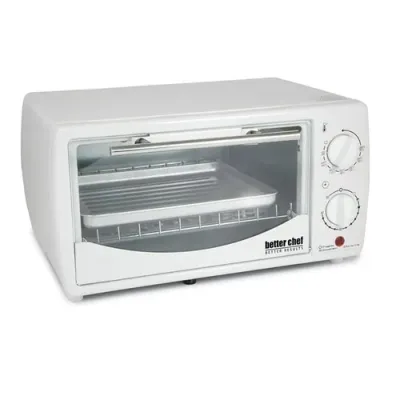 BETTER CHEF IM-255W - Better Chef 9 Liter Toaster Oven Broiler-White