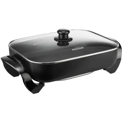Brentwood SK-75 - Brentwood 16 Inch Nonstick Electric Skillet with Glass Lid i