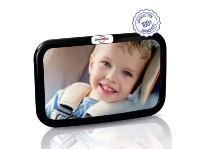 bulk buys CA437 - Drivemate Quick Glance Auto Baby Mirror - Rearview Safety