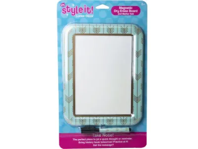 bulk buys FB560 - Golden Arrow Magnetic Dry Erase Board with Markers and Erase