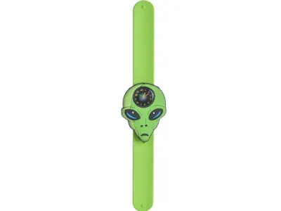 Bulk Buys DD409 - Wild Republic Alien Slap Watch - Fun & Colorful Design