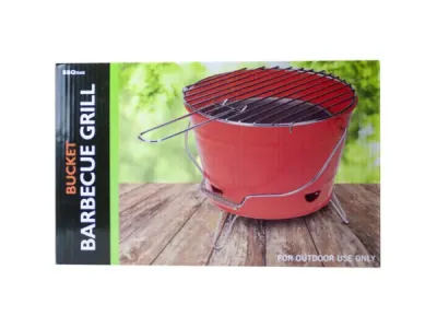 Bulk Buys UU903 - Compact Portable Bucket Grill for Outdoor Cooking