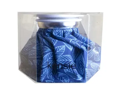 bulk buys UU932 - Kensie Cold Therapy Ice Pack - Blue Leaves Print