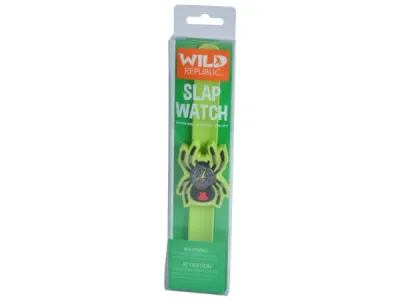 bulk buys DD413 - Wild Republic Spider Slap Watch - Fun & Unique Timepiece