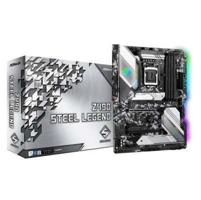 ASRock Z490 STEEL LEGEND - ASRock Z490 Steel Legend ATX Motherboard for Intel 10th Gen