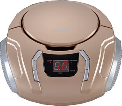 SYLVANIA RA32267 - Sylvania Portable Cd Players With Am And Fm Radio (champagne