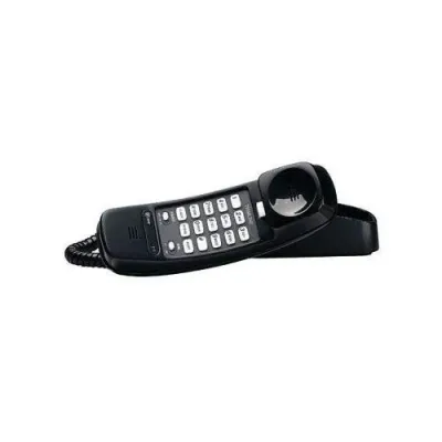 AMERICAN BATTERY ATT210-BK - AT&T 210 Corded Trimline Phone in Black