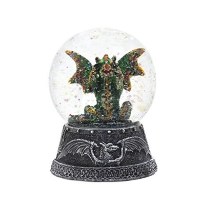 Dragon Crest 10018452 - Green Dragon Water Globe