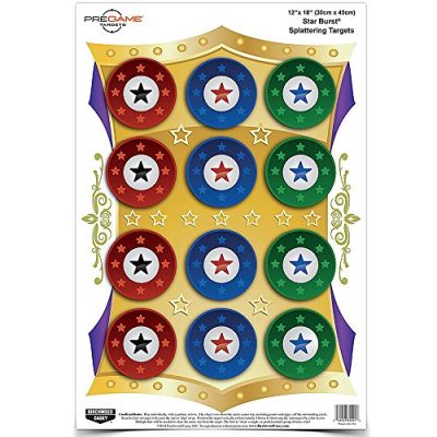 HAWK 35572 - Birchwood Casey PREGAME Star Burst 12x18 Target 8PK