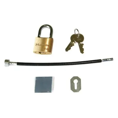 Chief PACLK1 - Heavy-Duty Cable Padlock Security Kit for Safe Storage