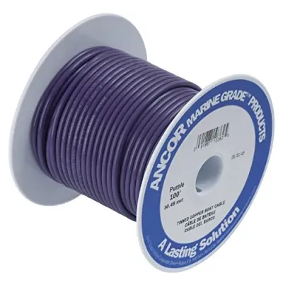 Ancor 104710 - Marine Grade Purple 14AWG Tinned Copper Wire - 100