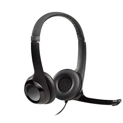Logitech 981-000014 - Logitech H390 Wired Headset, Stereo Headphones with Noise-Ca