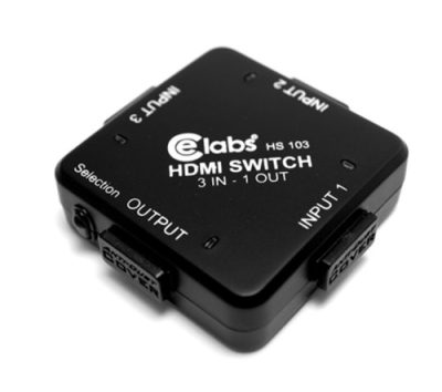 CE LABS HS103 - CE labs(R) HS103 3-In, 1-Out Auto HDMI(R) Switcher