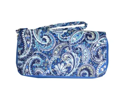 bulk buys FB564 - Ladies Quilted Double Zip Wallet with Stylish Design