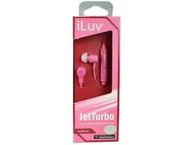 bulk buys EC391 - iLuv Jet Turbo In-Line Volume Control Earbuds (Black)