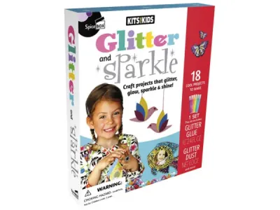 bulk buys KA701 - Glamorous Glitter Crafting Kit for Creative Art Projects