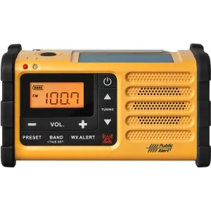 SANGEAN MMR-88 - Sangean(R) MMR-88 AMFM Weather Crank Radio with USB