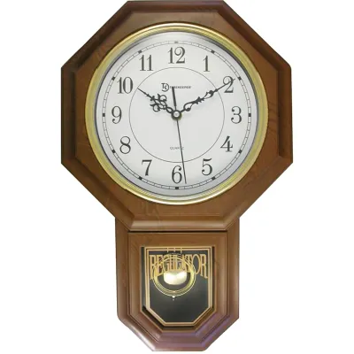 TIMEKEEPER 180WAGM - Timekeeper 180WAGM Essex 18.75 Modern Pendulum Wall Clock (F