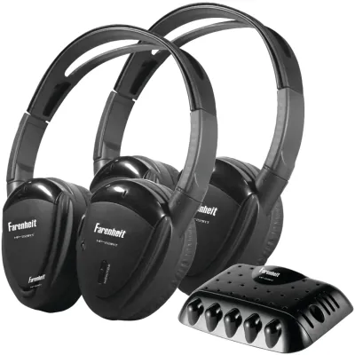 POWER ACOUSTIK RA12068 - Power Acoustik HP-22IRT 2 Sets of Dual-Channel IR Wireless H